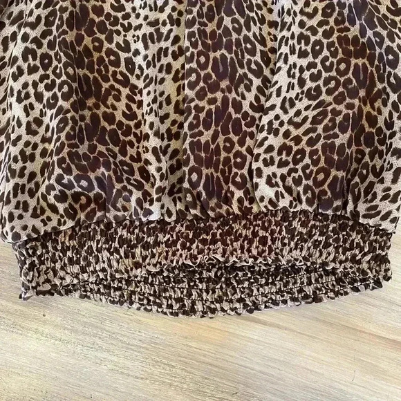 Sunny Leigh leopard print top / M.  NWOT - Picture 3 of 3